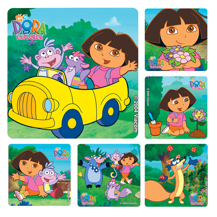 Disney Dora the Explorer Stickers - 100/roll (27418)